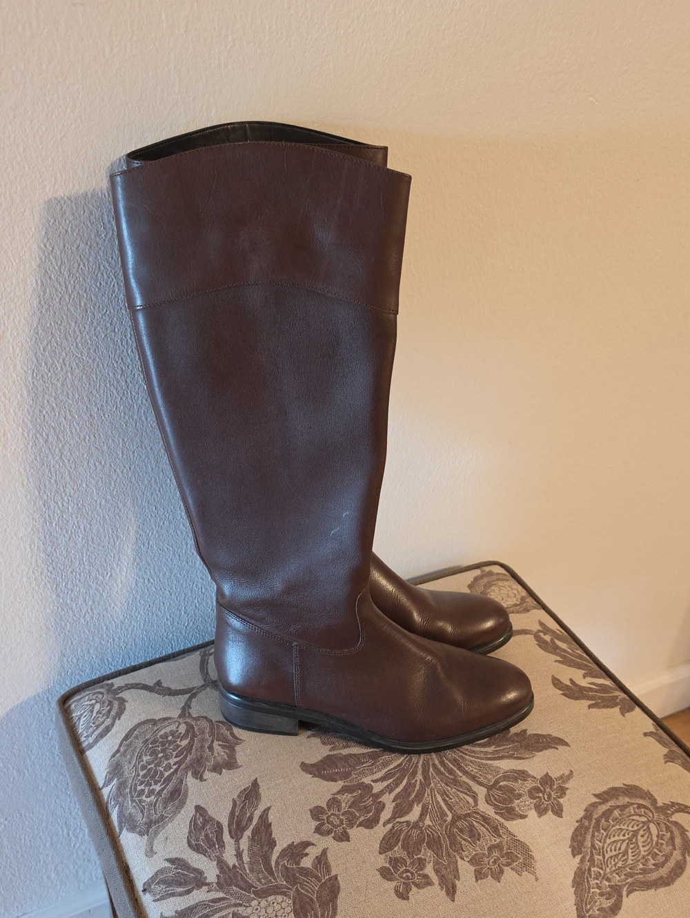 Tall Chocolate Brown Boots Size 7